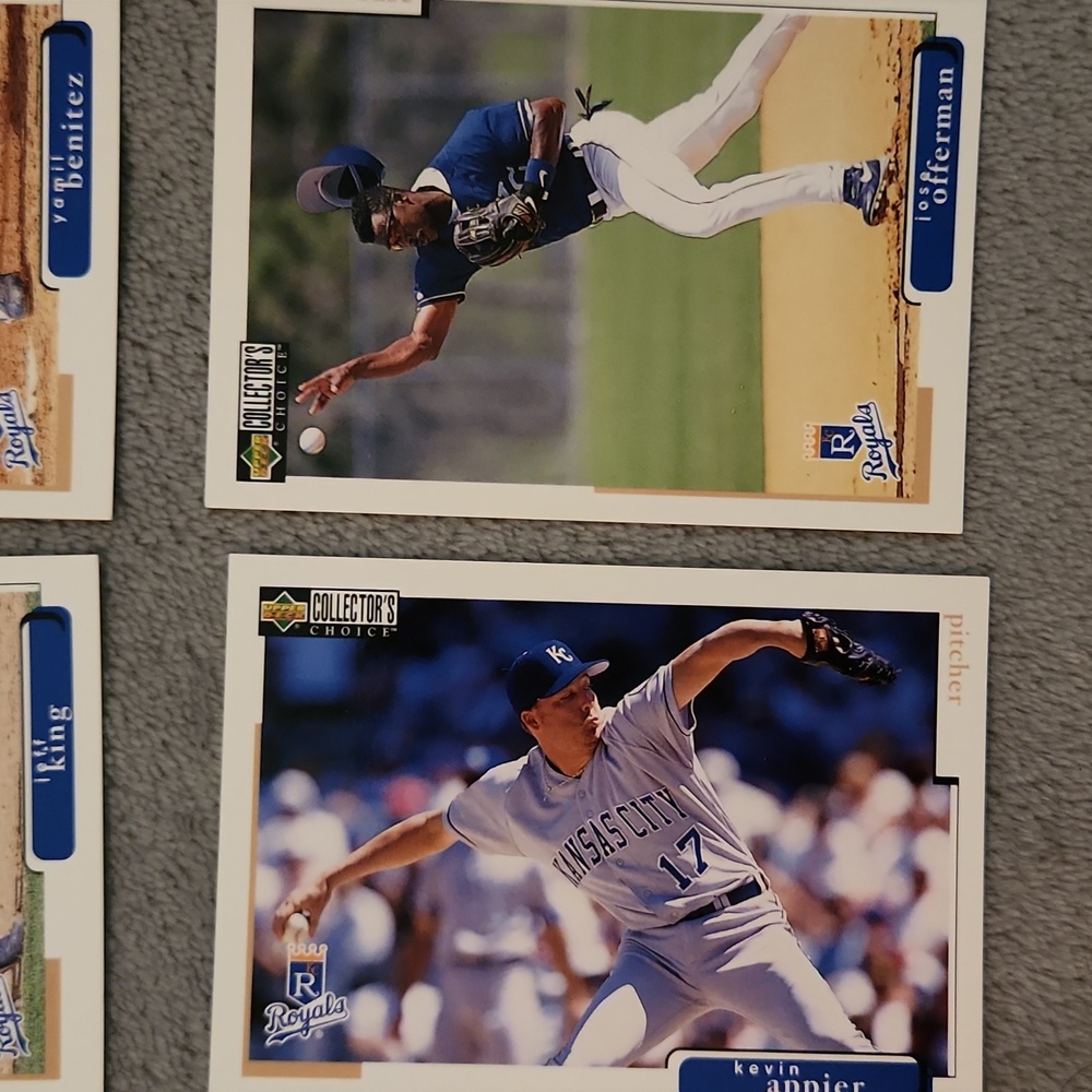 Vintage 1998 Upper Deck Royals Baseball Trading Cards - Picture 4 of 16